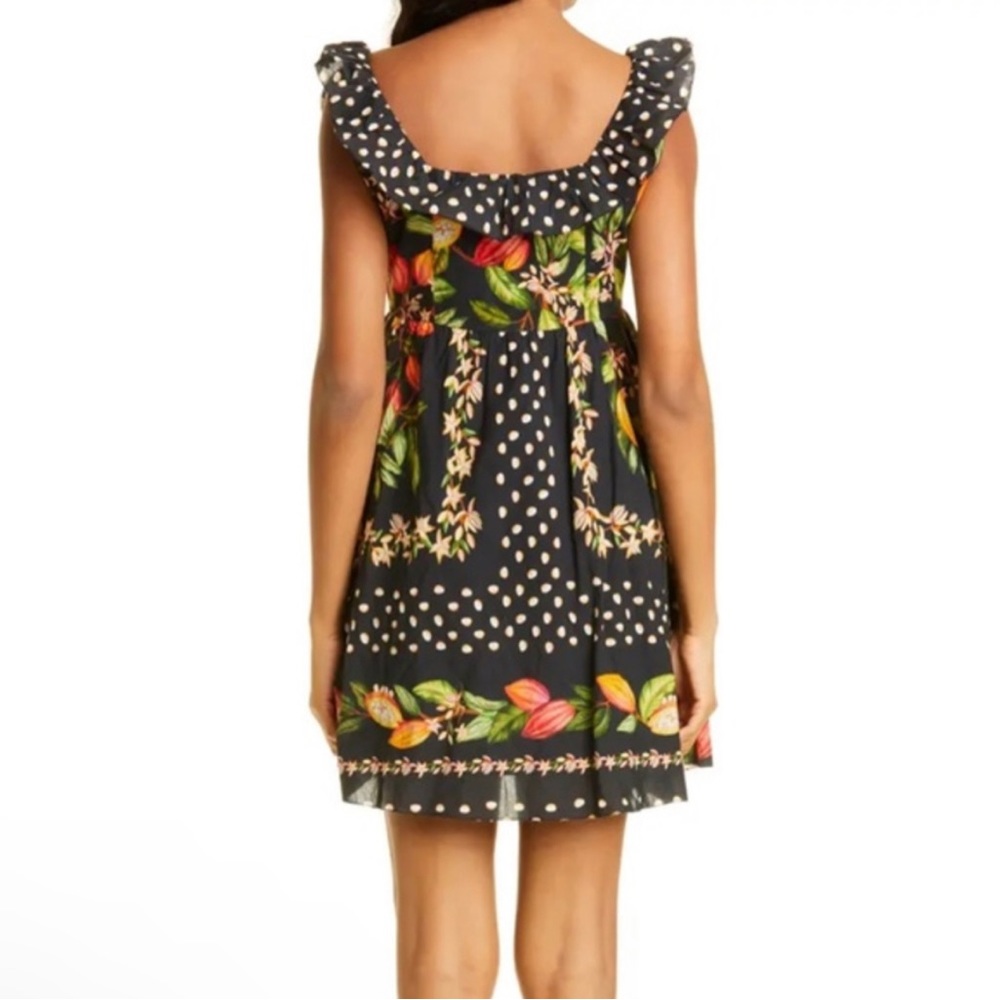 🌻Farm Rio Cocoa Paradise Ruffle Mini Dress - Picture 3 of 6
